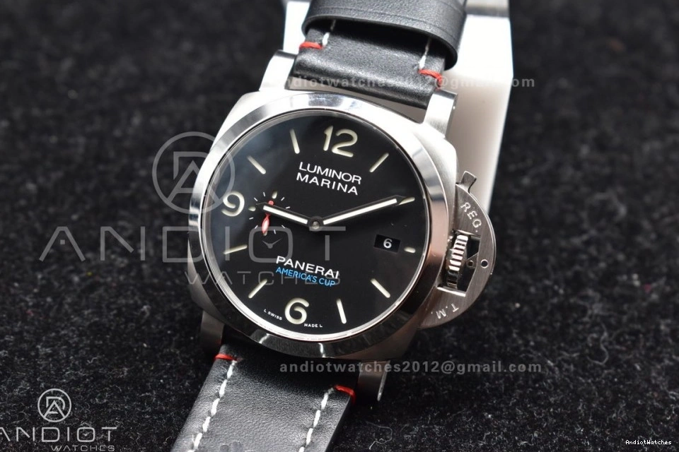 Green Brown Strap PAM732 on  999 Best Dial Edition TTF OnTrend P Dark Leather 1:1 0311